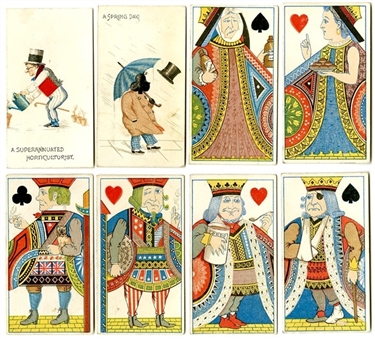 1888 N219 Kinney "Harlequin Cards" 1st Series Complete Set (52) 
